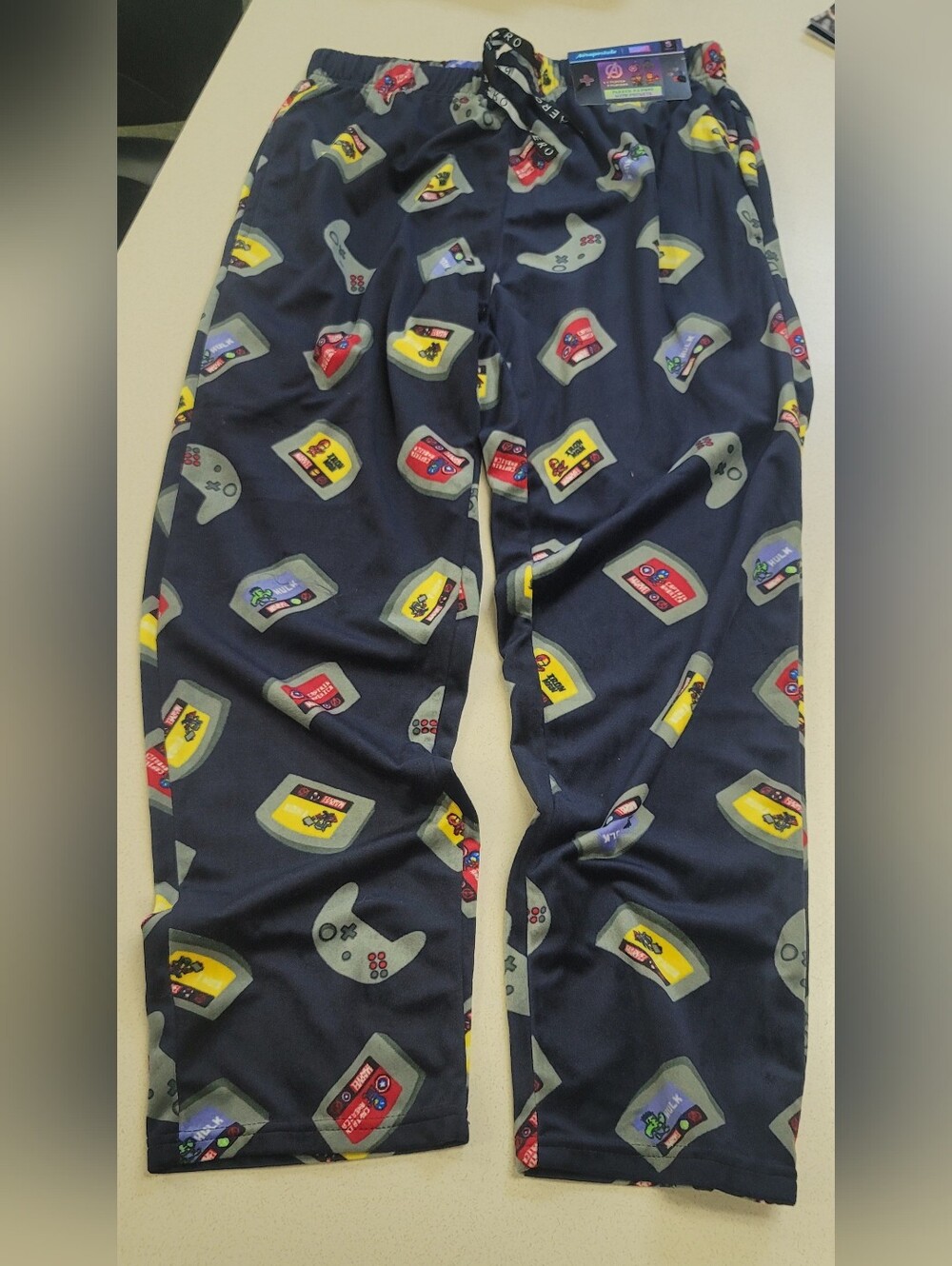 Navy Video Game Controller Pajama Pants